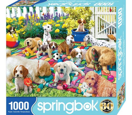 Springbok Playful Pups on Parade Puzzle - 1000 Piece