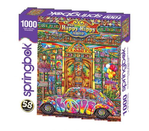 Springbok The Happy Hippy Shop Puzzle - 1000 Piece