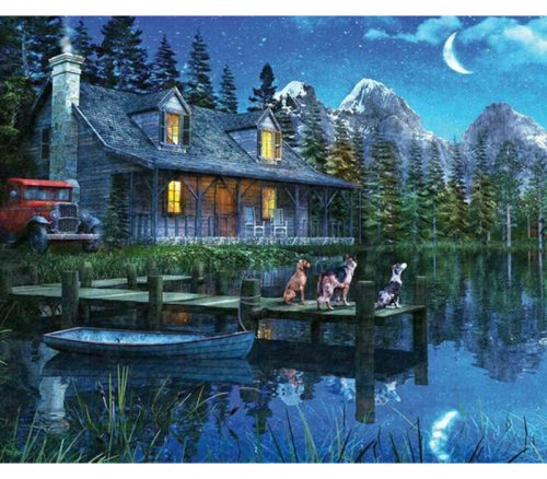 Springbok Moonlit Night Puzzle - 1000 Piece