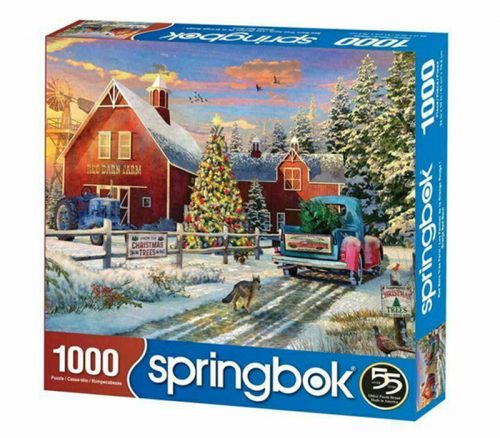 Springbok Red Barn Tree Farm Puzzle - 1000 Piece