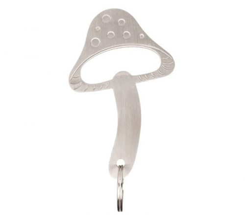 Kikkerland Mushroom Keychain Bottle Opener