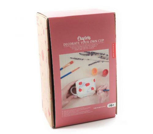 Kikkerland Crafters Decorate Your Own Cup Kit