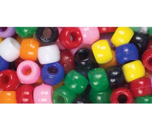 CousinDIY Fun Pack Acrylic Pony Beads Set - 700 Piece - Rainbow