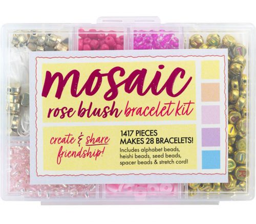 CousinDIY Rose Blush Mosaic Bracelet Kit