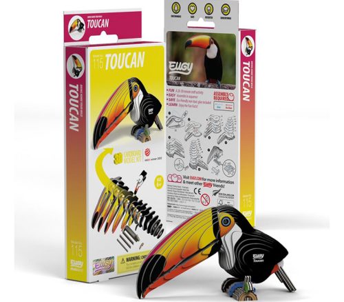 3-D Wood Puzzle - Toucan