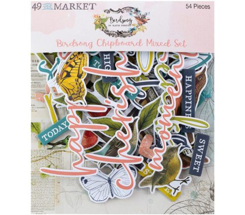 49 and Market Chipboard Mixed Set - Birdsong