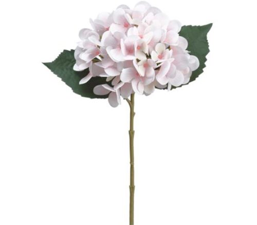 Pink Light Hydrangea Spray - 14-inch