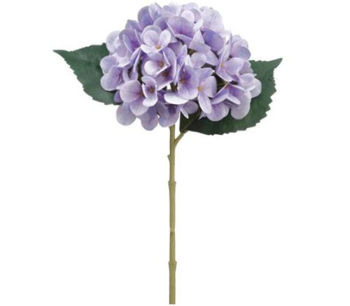 Purple Hydrangea Spray - 14-inch