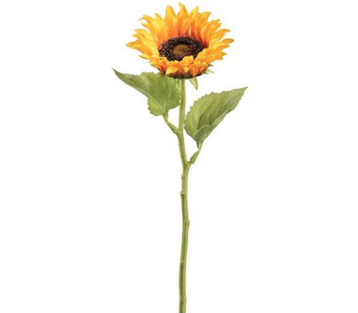 Yellow Sunflower Spray - 18-inch