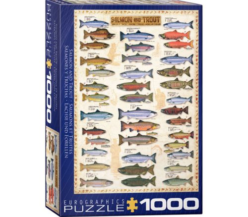 Eurographics Salmon and Trout Puzzle - 1000 Piece