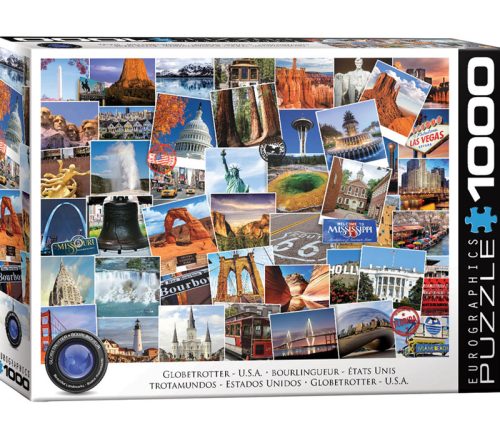 Eurographics USA Globetrotter Puzzle - 1000 Piece