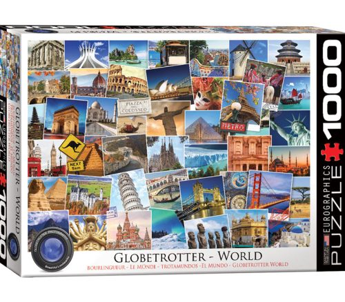 Eurographics World Globetrotter Puzzle - 1000 Piece