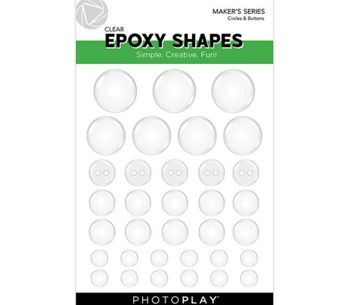 Phot Play Epoxy Circles Makers Series - Circles Buttons and Bows