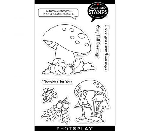 Photo Play Stamp - Autumn Mushrooms