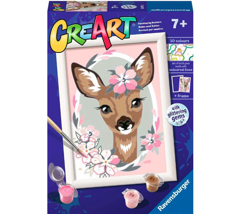 Ravensburger Delightful Deer CreArt Paint by Number Kit