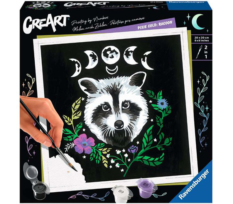 Ravensburger Pixie Cold Raccoon Paint by Number Kit