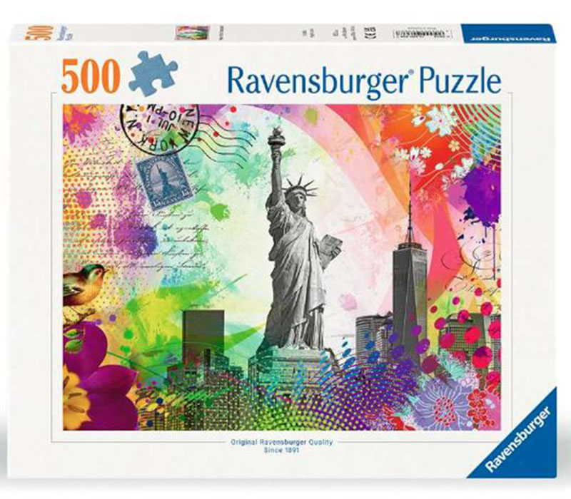 Ravensburger New York Postcard Puzzle - 500 Piece