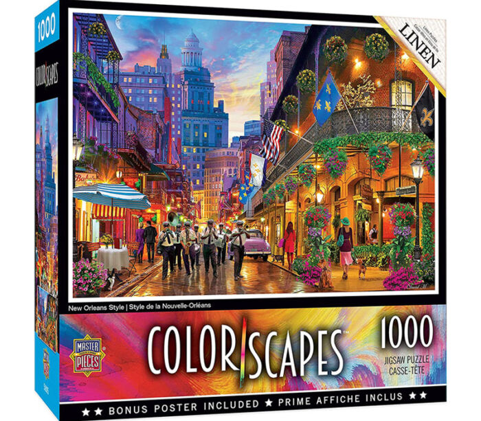 Puzzle - Color Scapes New Orleans Stype - 1000 Piece