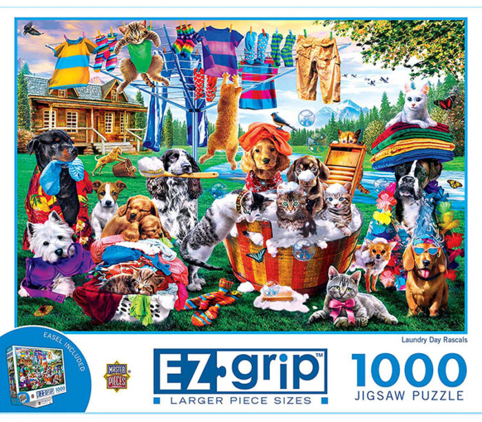 Puzzle - Laundry Day Rascals - 1000 Piece