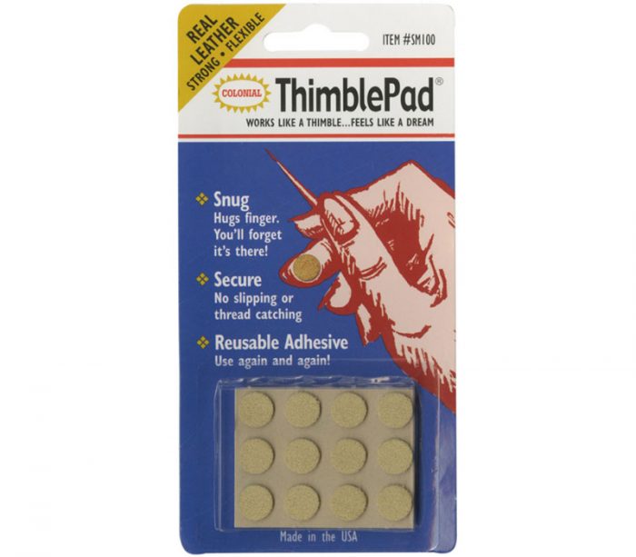 Thimblepad Leather Adhesive Thimble