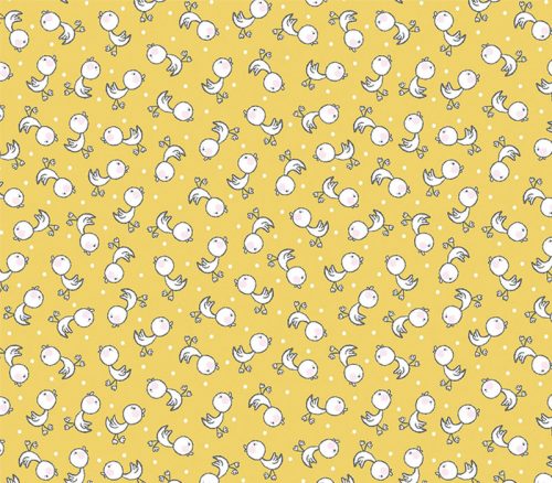 Doodle Baby Flannel Duckly Love Toss on Yellow