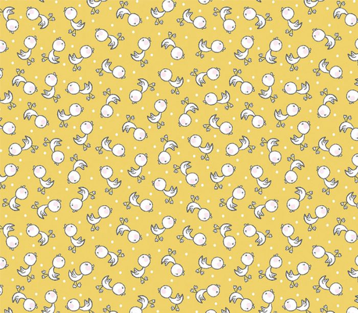 Doodle Baby Flannel Duckly Love Toss on Yellow