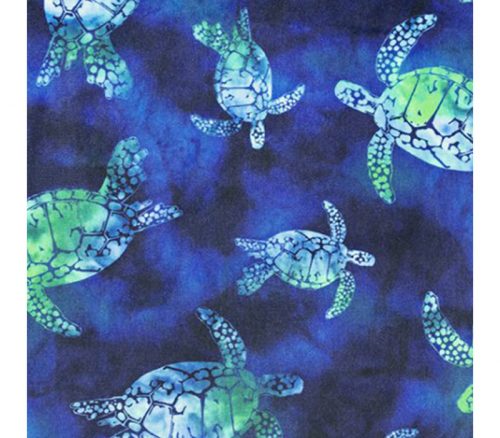Bliss Sea Turtles Digital Cuddle in Green Sea