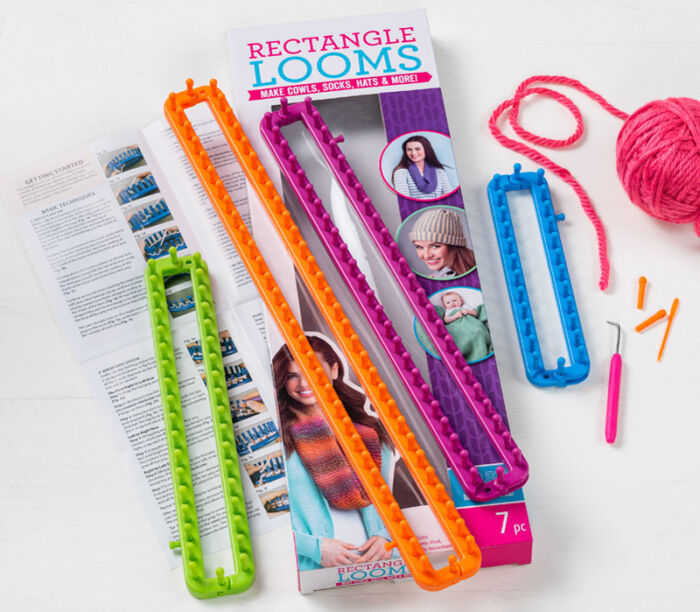 Rectangle Loom Kit with 4 looms