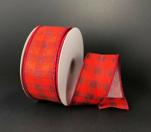 Ribbon - Red Cabin Plaid