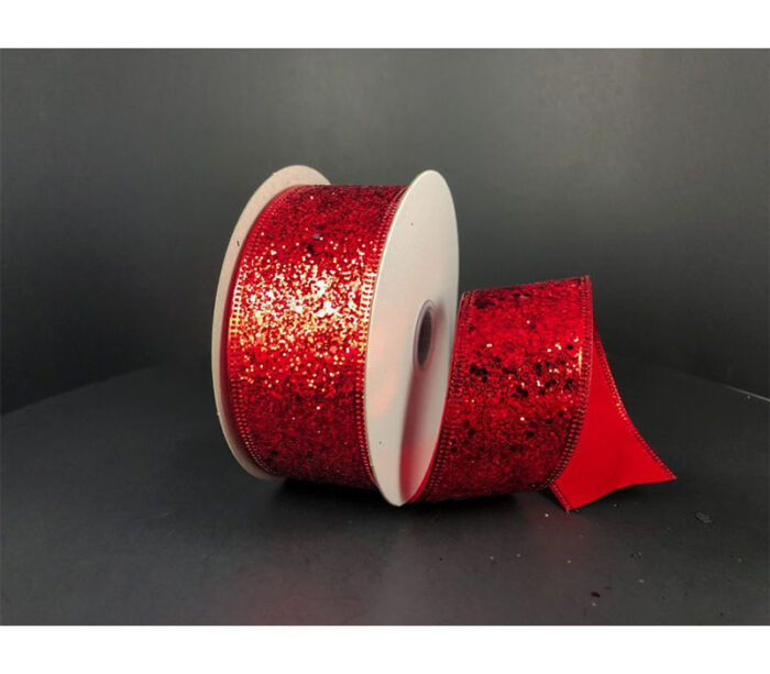 Ribbon - Red Super Glitter