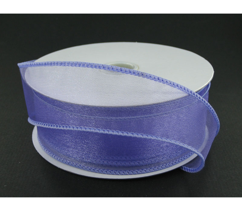 Ribbon - Orchid Wired Edge Sheer 1.5-inch