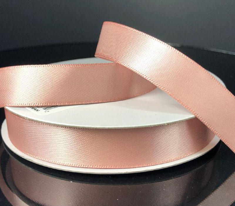 Ribbon - Blush Pink Double Face Satin 5/8-inch