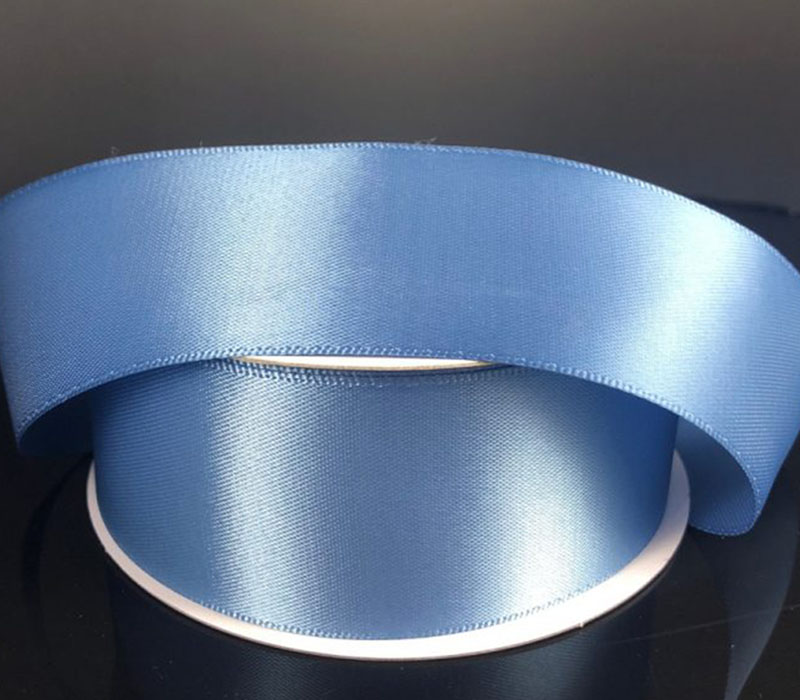 Ribbon - Dusty Blue Double Face Satin 1.5-inch