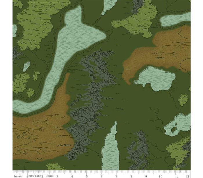 National Parks Park Maps on Green