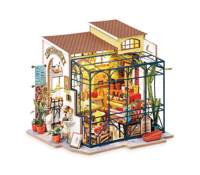 Robotime - Emilys Flower Shop DIY Miniature House- Robotime