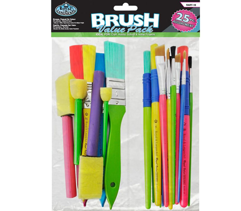 Royal Brush Craft Brush Value Pack Set - 25 Piece