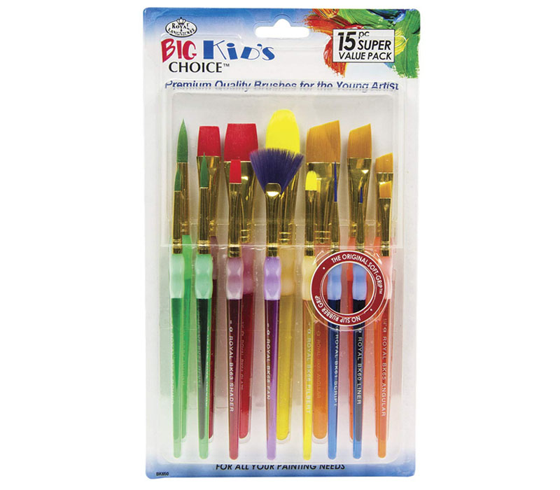 Royal Brush Big Kid Choice Value Pack Brush Set - 15 Piece