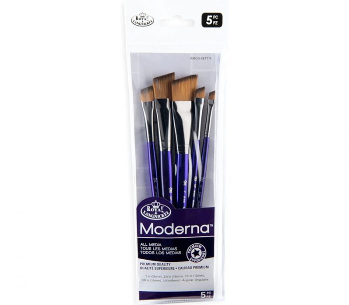 Royal Brush Moderna Angular Brush Set - 5 Piece