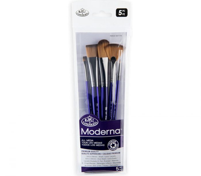 Royal Brush Moderna Oval Wash Brush Set - 5 Piece