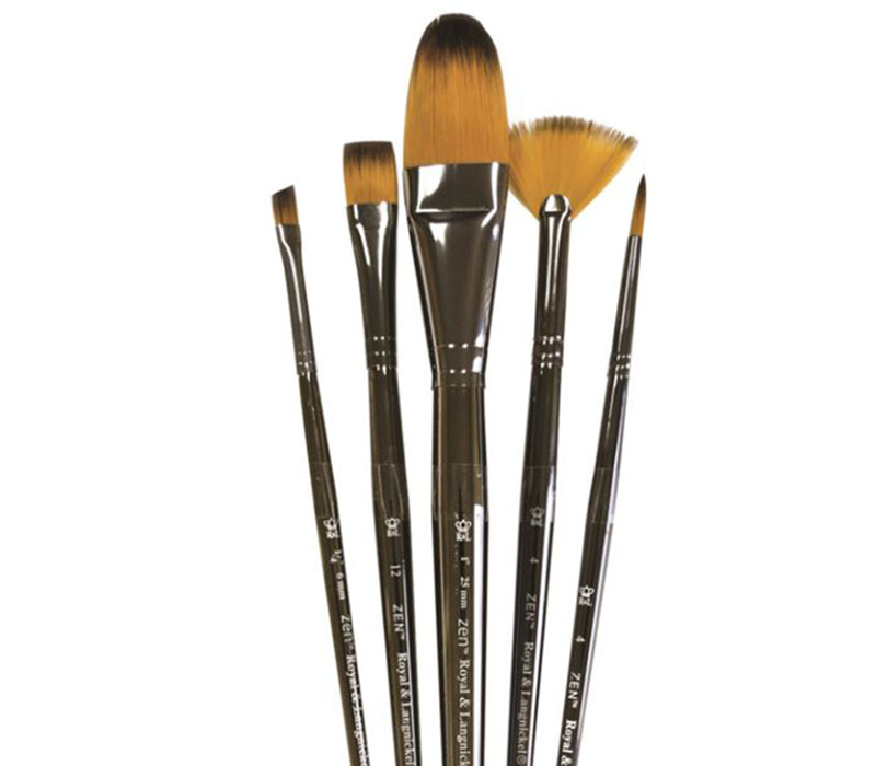 Royal Brush Zen Oval Wash Brush Set - 5 Piece