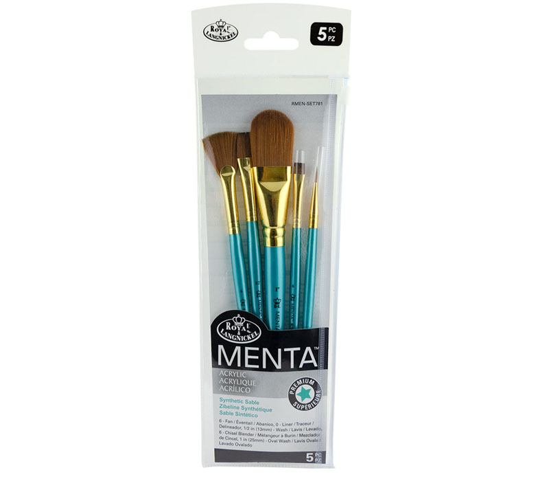 Menta Long Handle Variety Set - Synthetic - 5 Piece