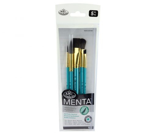 Menta Long Handle Variety Set - Synthetic Squirrel - 5 Piece