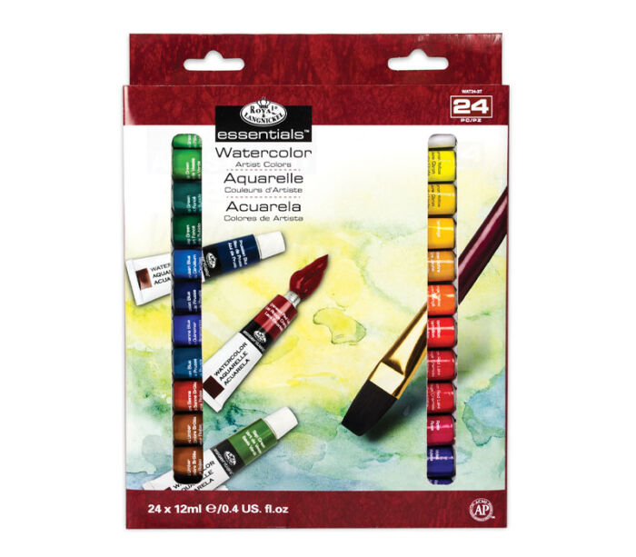 Royal Essentials Arist Paint Set - Watercolor - 24 Piece