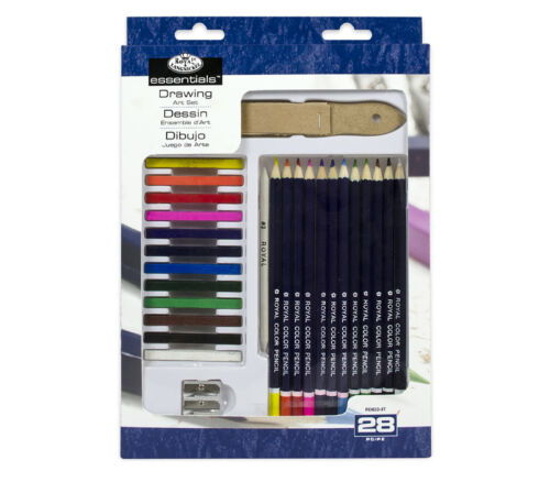 Royal Essentials Drawing and Sketching Art Sets - Drawing - 28 Piece