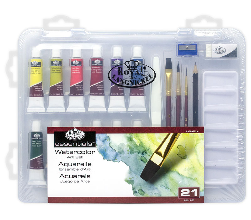 Royal Essentials Clearview Small Set - Watercolor - 21 Piece