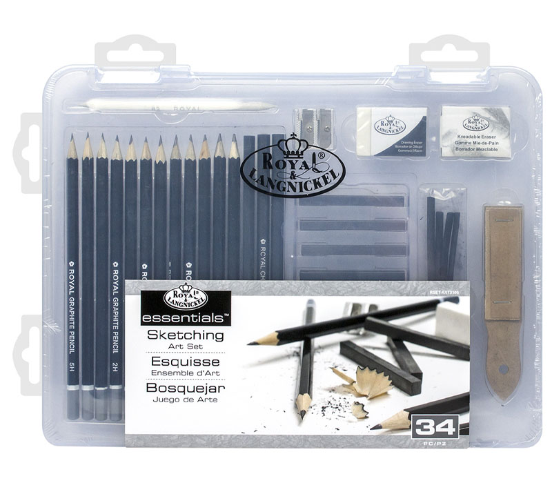 Royal & Langnickel Mini Artist Sketching Set, 12 Pieces