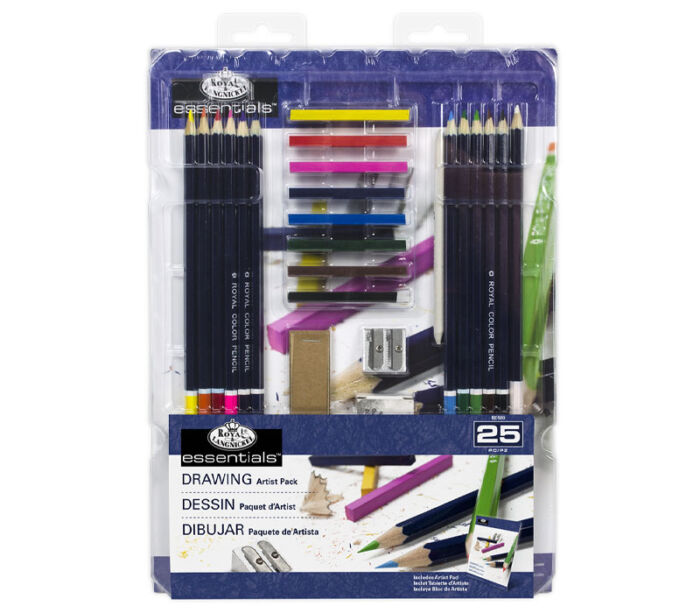 Royal Essentials Artist Pack - Drawing - 25 Piece