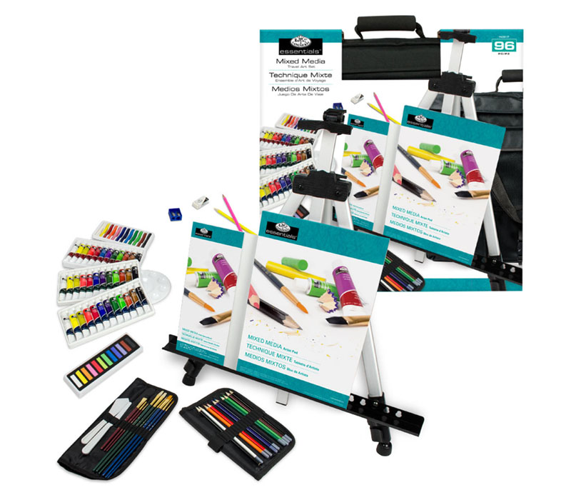 Field Art Set with Easel - 96 Piece