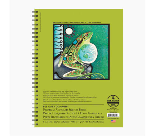 Recycled Heavy Sketch 70# Paper Pad - 9-inch x 12-inch