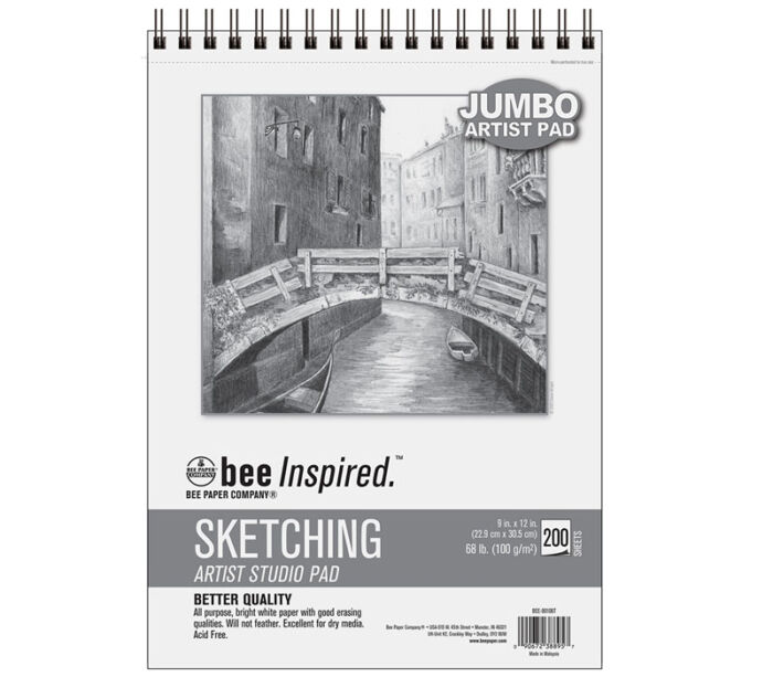 Bee Paper Twin Pack Sketching Set - 9-inch x 12-inch